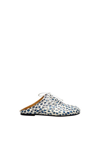 POPPY BLANC BLEU photo - buy Italian exclusive shoes in the «J.E.M» online store