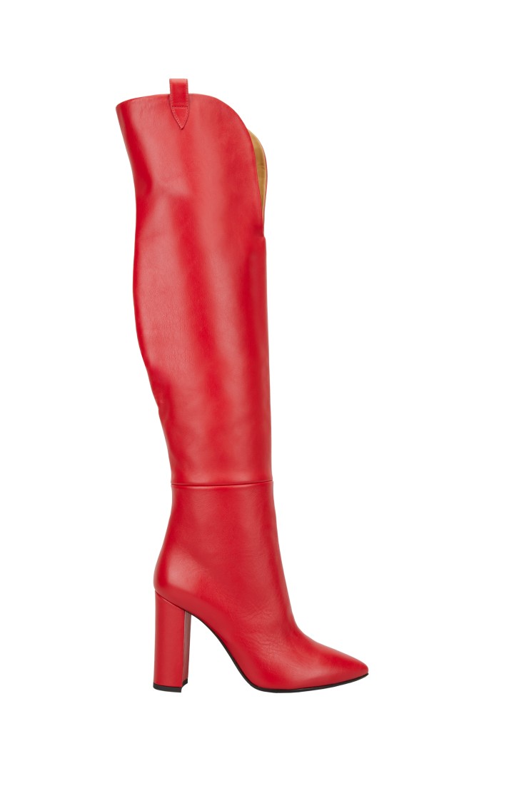 PILAR RED photo - buy Italian exclusive shoes in the «J.E.M» online store